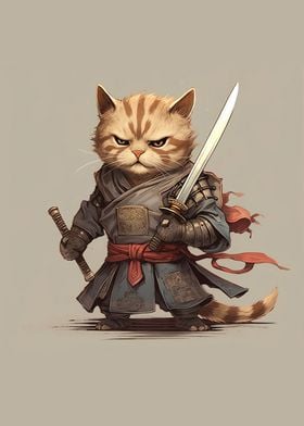 Samurai Cat