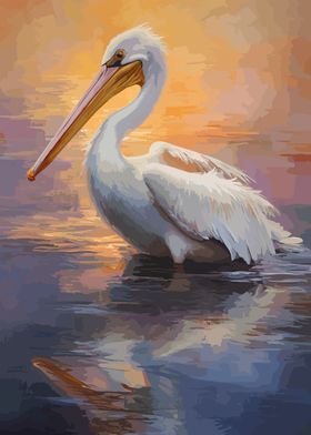 American White Pelican