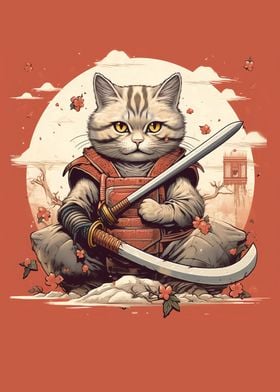 Samurai Cat