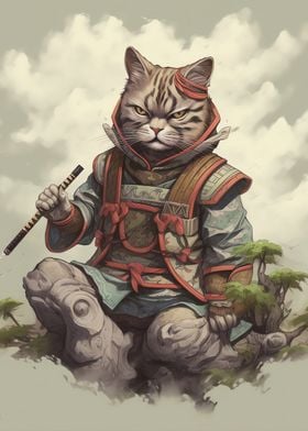 Samurai Cat