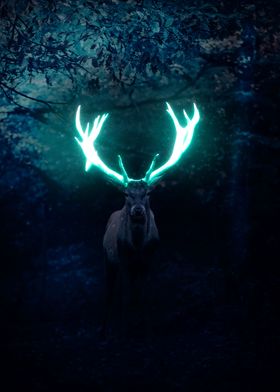 Magical Glowing Stag