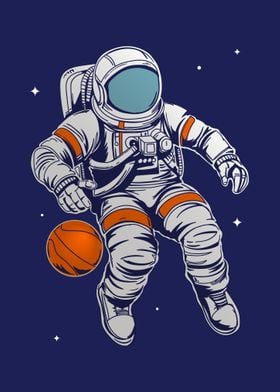 Astronaut basketball