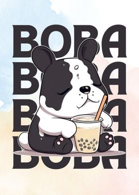 Dog Boba Bubble Tea Inu