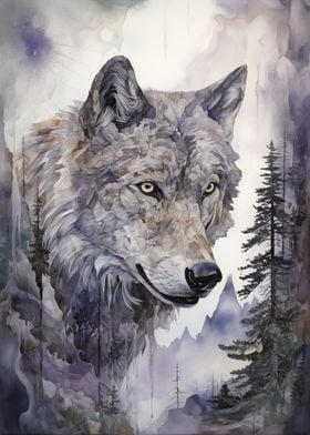 Enchanting Wolf Artwork