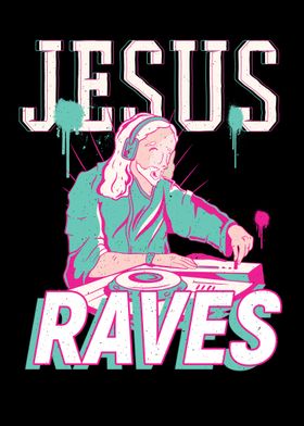 Rave Jesus  Techno DJ