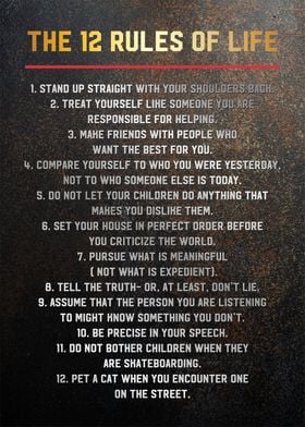 the 12 rules of life