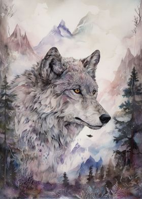 Serene Wolf Masterpiece