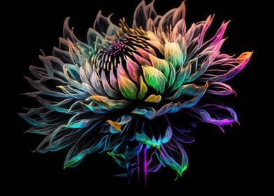 Flower watercolor art