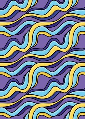 Colorful Waves Groovy Fun
