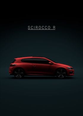 2015 VW Scirocco R  Red