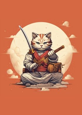 Samurai Cat