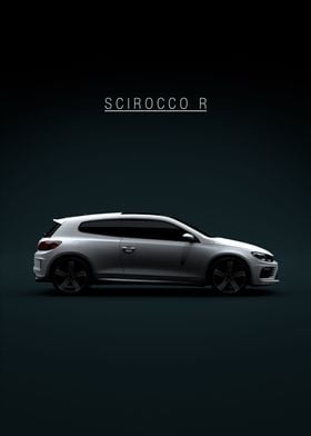 2015 VW Scirocco R  White