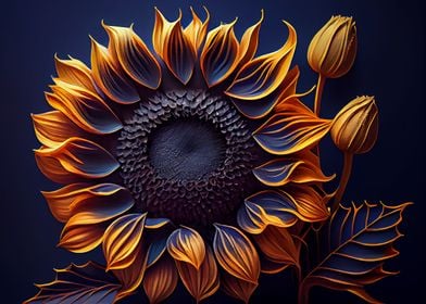 Enchanted Sunflower XXII