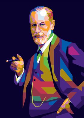 Sigmund Freud Pop Art