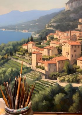 Italy oil painting