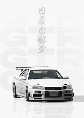 Japanese Nissan GTR R34
