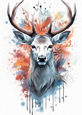 Deer Watercolor