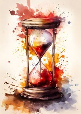 Hourglass watch