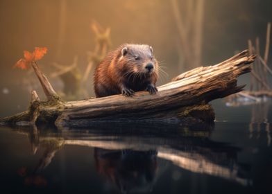 Beaver Wildlife Photograph