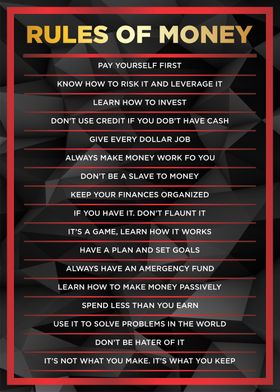 rules of money