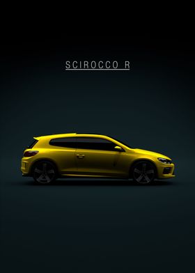 2015 VW Scirocco R  Yellow