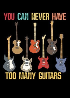 Never too many guitar