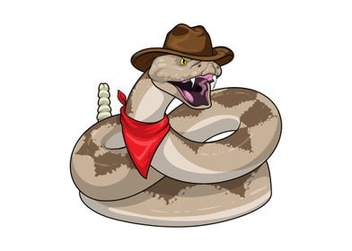Snake Cowboy Cowboy hat