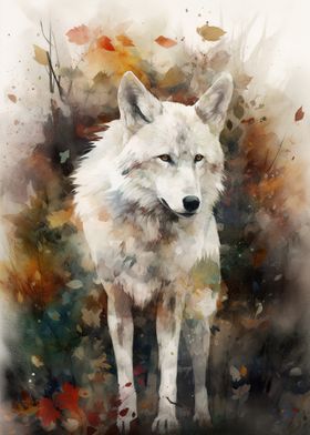 Moonlit Wolf Digital Art