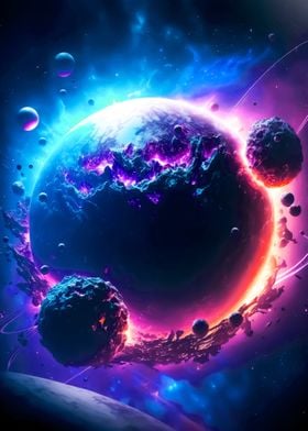 Space Planet Galaxy