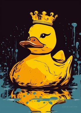 Rubber Duck With Crown