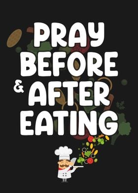 pray before eating