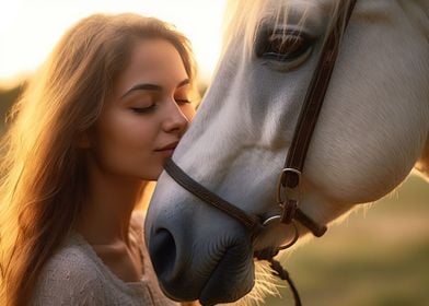 The Girl And The Horse