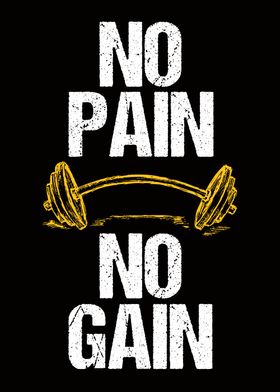 No pain no gain for gym