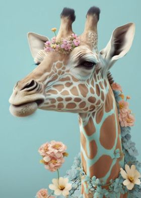 Giraffe Animal Flower