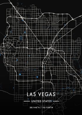 Las vegas street map