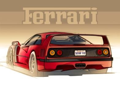 FERRARI F40 BERLINETTA