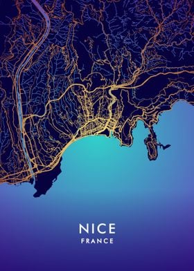 Nice France Map