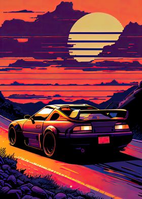 Sunset Car