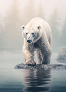 Polar Bear Wildlife Photo