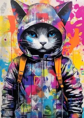 Graffiti Cat