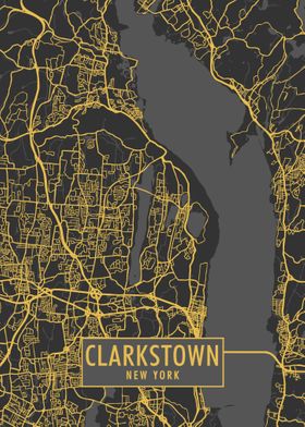 Clarkstown NY Map