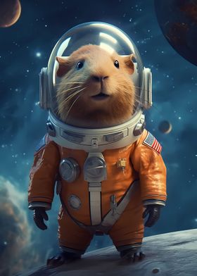 Capybara Astronaut