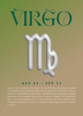 Virgo 3D Wall Art