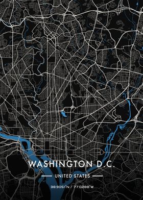Washington dc street map
