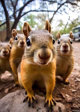 Cute Squirrels