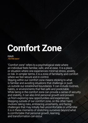 Comfort Zone