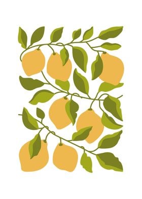 Botanical Lemon Fruit