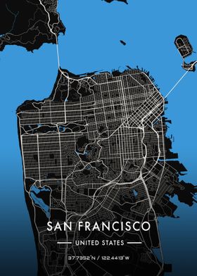 San Francisco street map