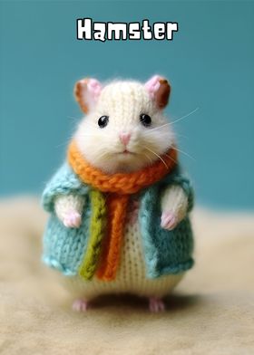 Colorful Kids Hamster Art