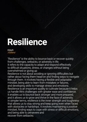 Resilience